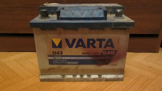 Dollar - ВАЗ 21074 1.6 л. инж. 2005 г.в | Заменил аккумулятор VARTA D43 отслужил 3 года...